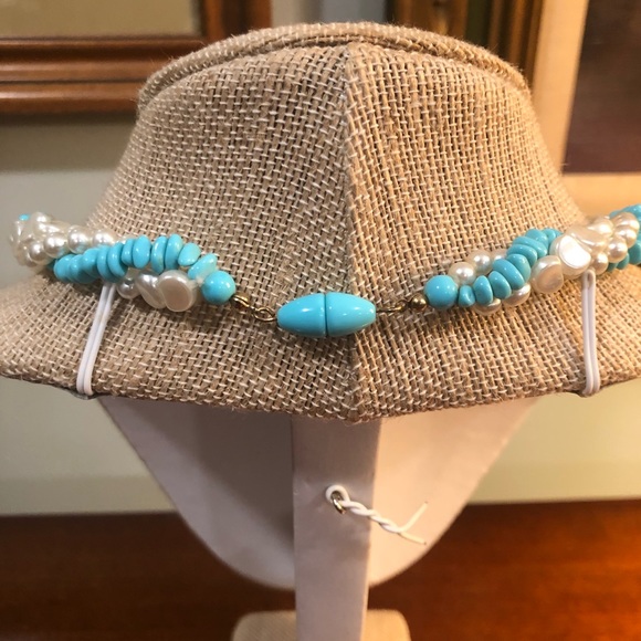 Vintage beaded twisted strand necklace - Picture 3 of 4